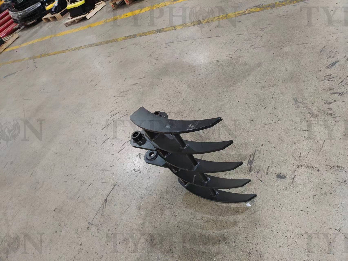 Mini Excavator Attachment Rake 22" Wide TYPHON Attachments For 2-3.5 ton Diggers