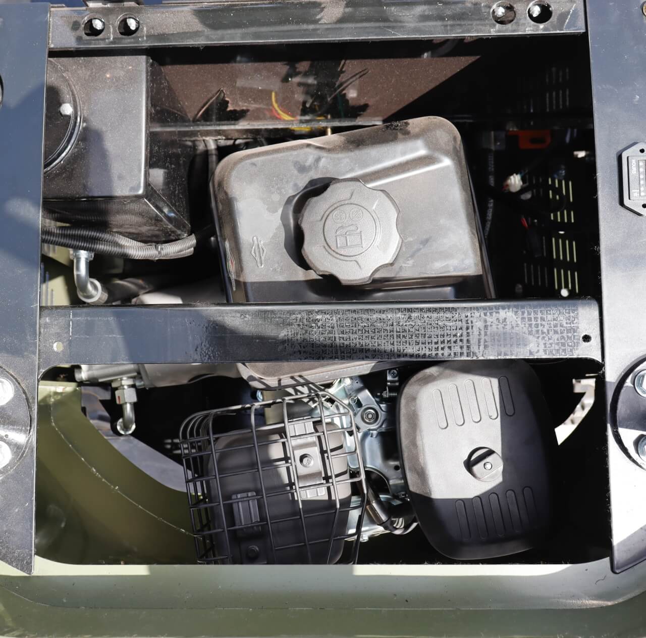 TYPHON TERROR X STORM Mini Excavator 1 Ton Trench Digger with Canopy, Hydraulic Thumb Clip, Bucket