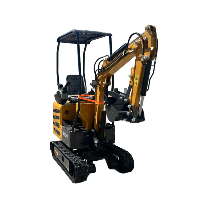 1 Ton, B&S Engine Mini Excavator w/ Pilot Control & LED Light | MX12-B