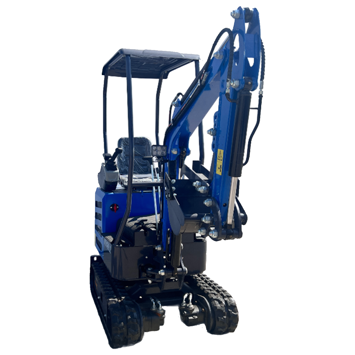 1 Ton, Fuel Injection Engine Mini Excavator w/ Side Swing Boom and Pilot Control | MX12-CRPLUS