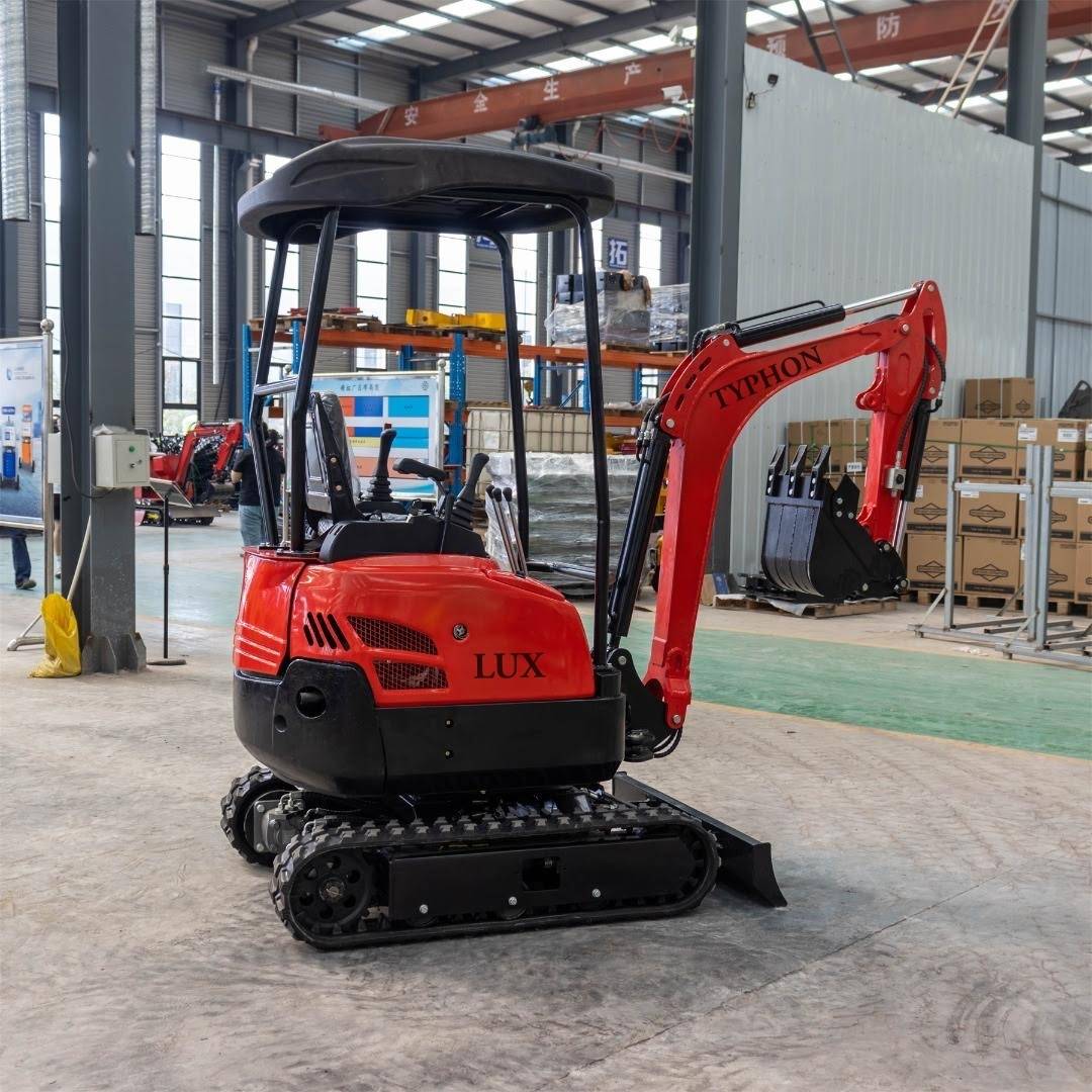 New 4,000 lb TYPHON Lux Mini Excavator Rubber Track with Kubota Diesel Engine USA