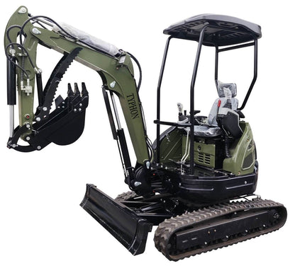 TYPHON TERROR XXV 2.5 Ton Mini Excavator KUBOTA Diesel Engine USA