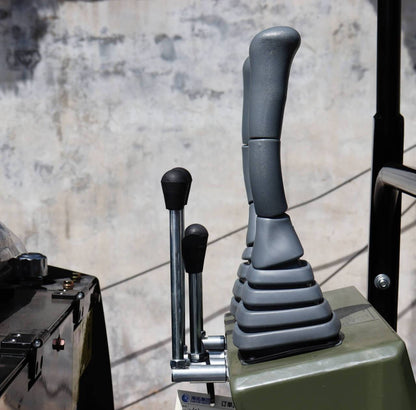 TYPHON TERROR X STORM Mini Excavator 1 Ton Trench Digger with Canopy, Hydraulic Thumb Clip, Bucket