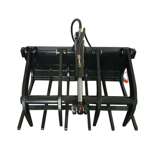 39" Hydrualic Grapple Mini Skid Steer Wood Grabber | AGT-M-HGB