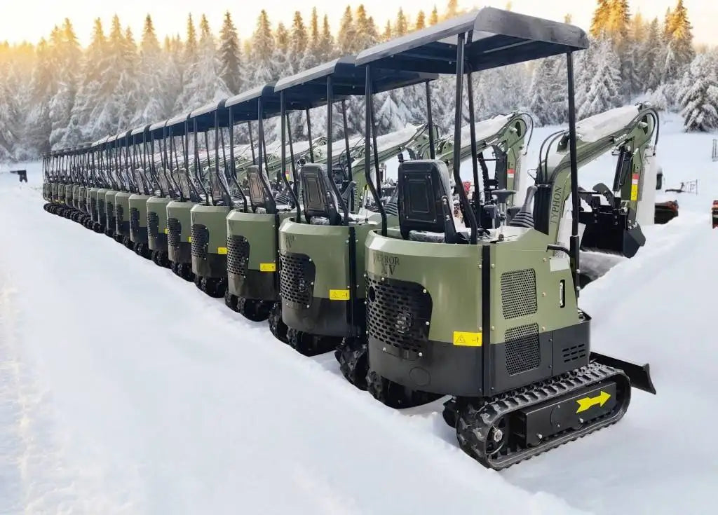 TYPHON TERROR XV STORM Mini Excavator – 1.05 Ton Trench Digger Engine USA