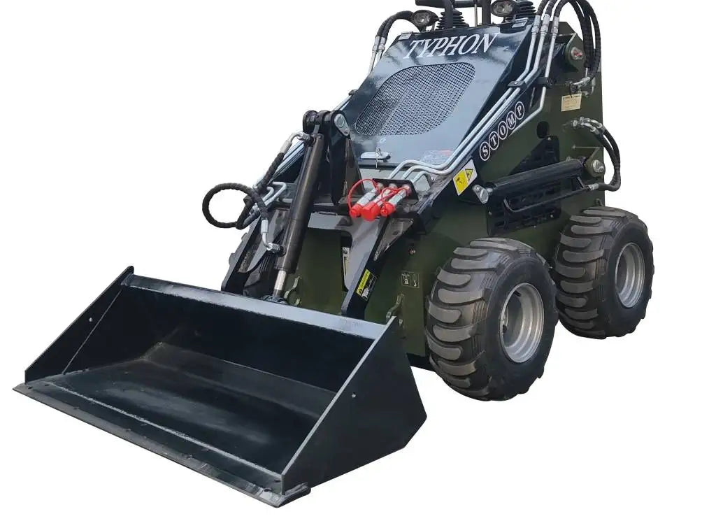 Skid Steer Loader Wheeled 22.1 HP Honda EPA Gasoline Engine for Gardens, Farming