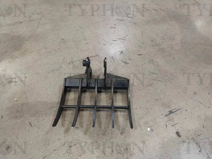 Mini Excavator Attachment Rake 22" Wide TYPHON Attachments For 2-3.5 ton Diggers