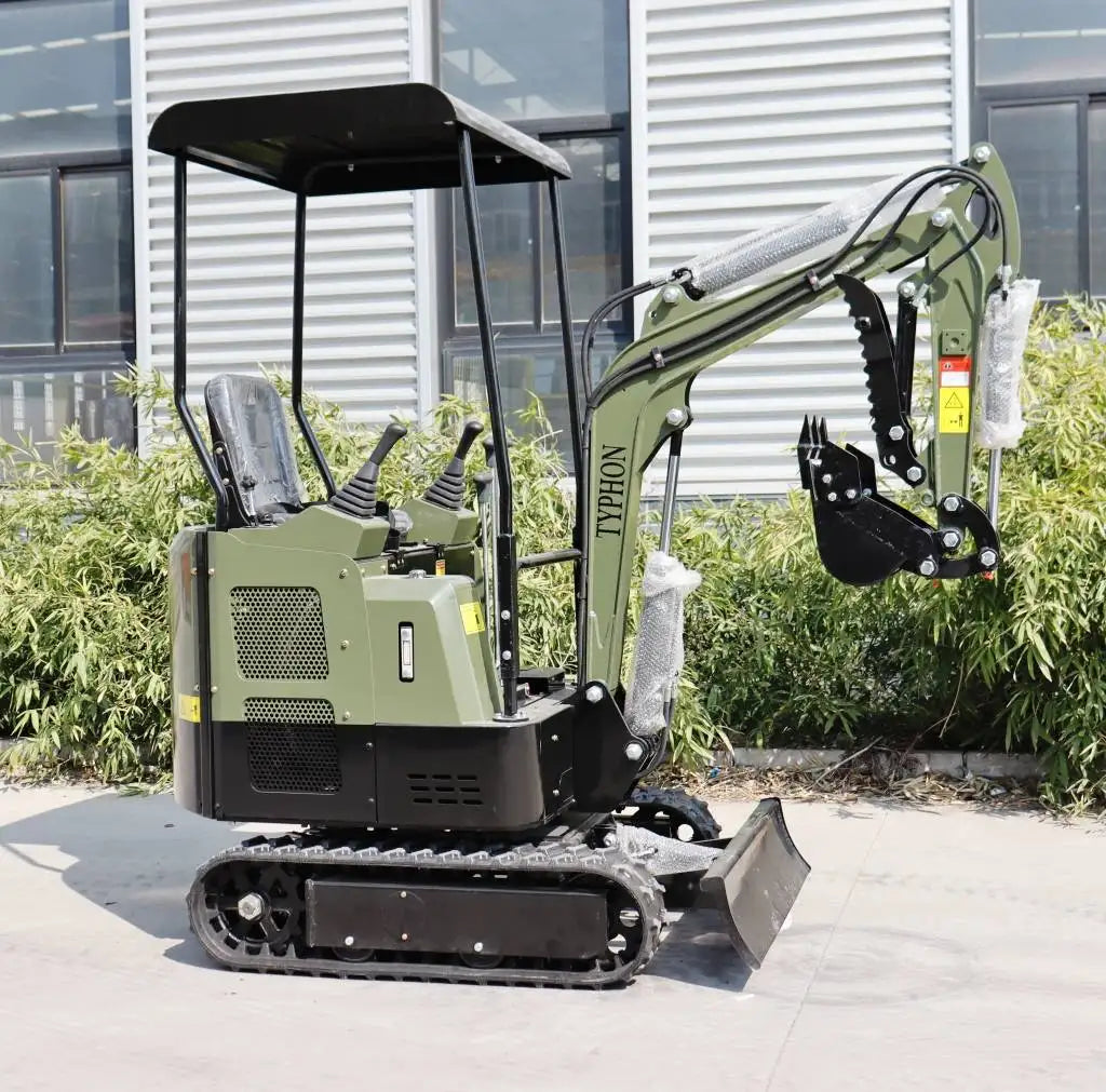 TYPHON TERROR XV STORM Mini Excavator – 1.05 Ton Trench Digger Engine USA