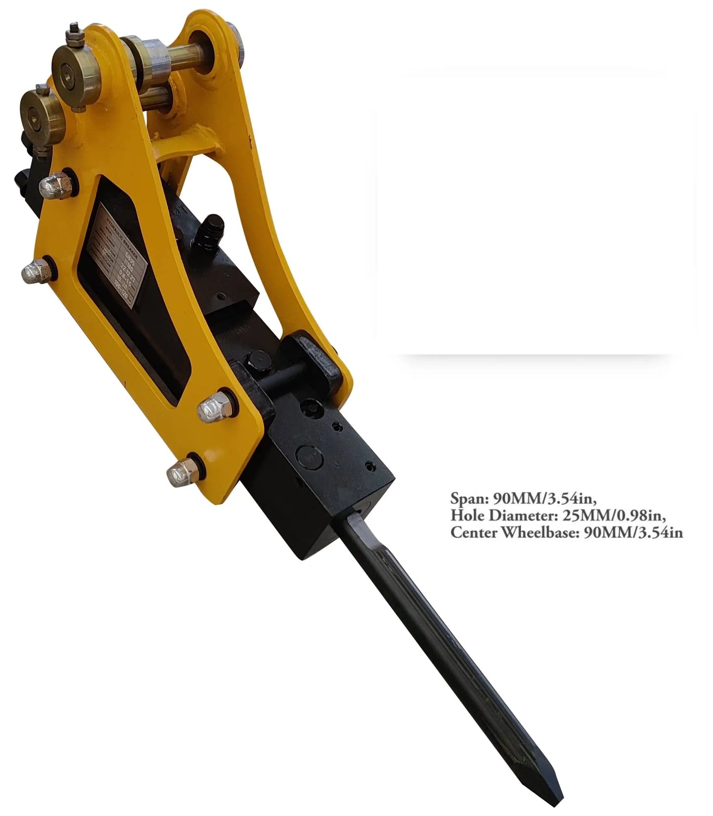 TYPHON Attachments Hydraulic Break Hammer Attachment for Mini Digger USA