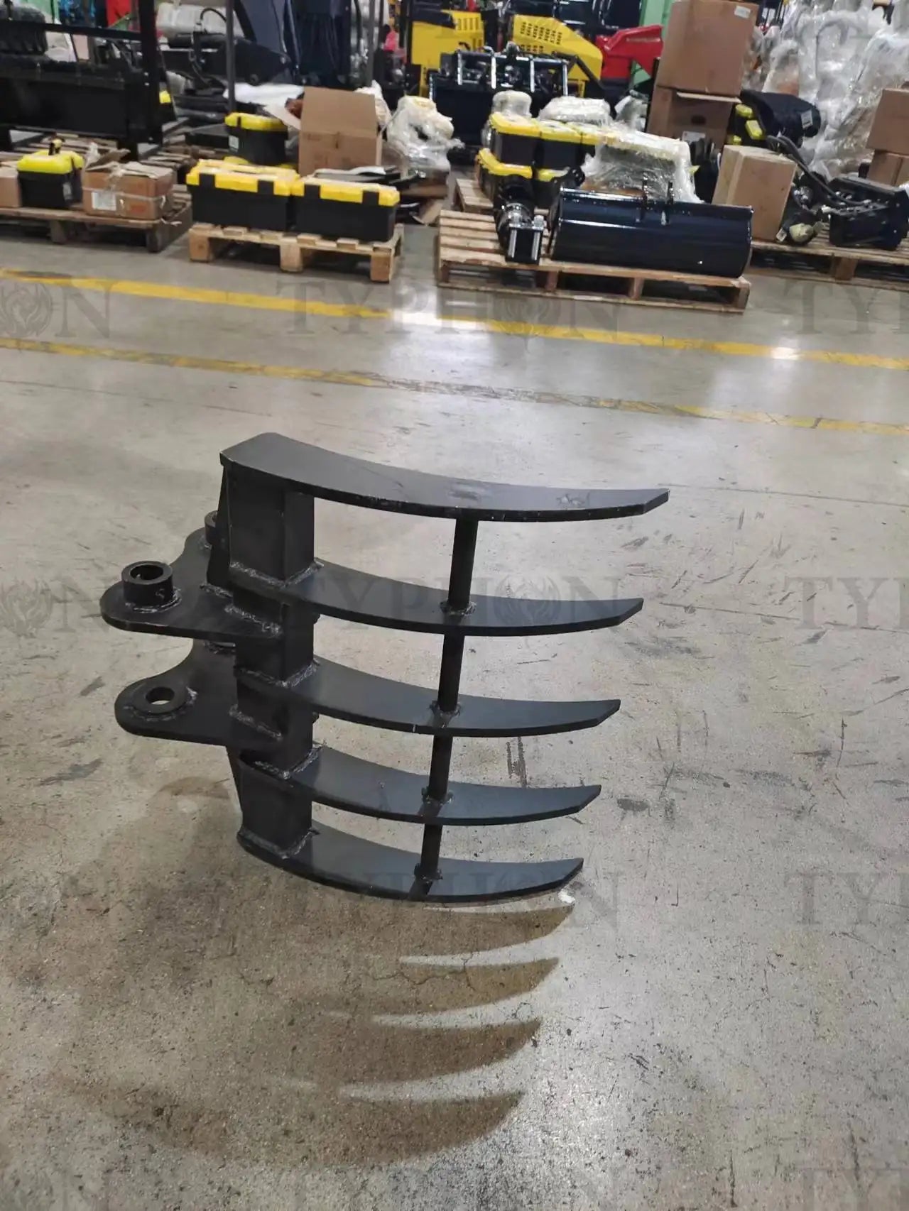Mini Excavator Attachment Rake 22" Wide TYPHON Attachments For 2-3.5 ton Diggers