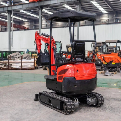 New 4,000 lb TYPHON Lux Mini Excavator Rubber Track with Kubota Diesel Engine USA